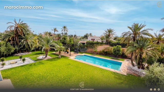 A vendre magnifique villa a la Palmeraie — Marrakech