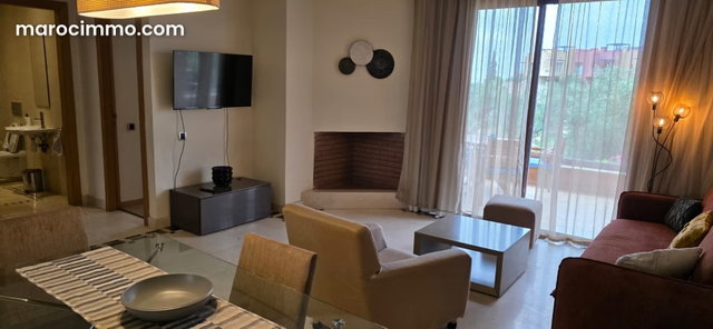 Modern Apartment with Terrace in Secure Residence with Pool – Casablanca Road, Marrakech — 2