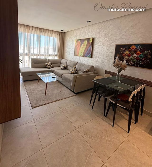 Studio meublé THS 48m2 4è Garage Balcon Val Fleury — Casablanca