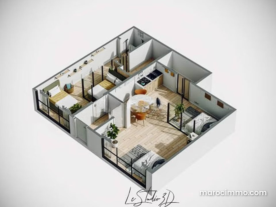 Maison de haut standing à vendre à Californie. 5 pièces confortables
