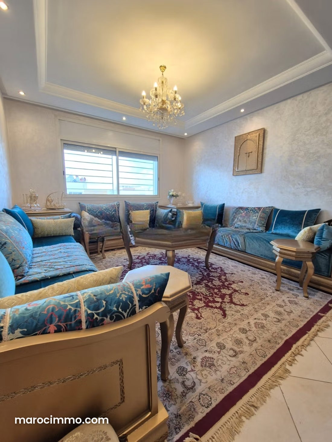 Furnished Apartment with Terrace in Riad Oulad Mtaa, Temara — Temara