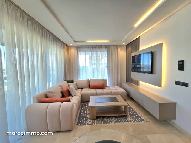 Louez cet appartement à Casablanca Finance City. 2 pièces. Meublé — 5