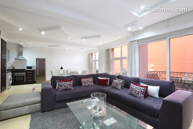 Appartement à louer à Majorelle. 3 grands espaces de vie. Meublé — 4