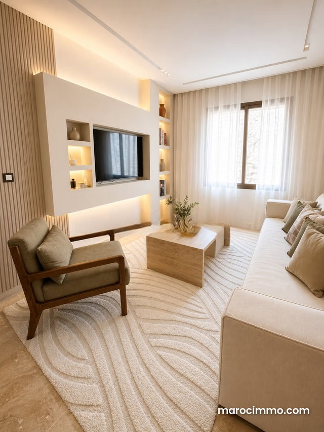 Vente Clé en main appartement à Camp Al Ghoul. 3 pièces confortables. Meublé — 3