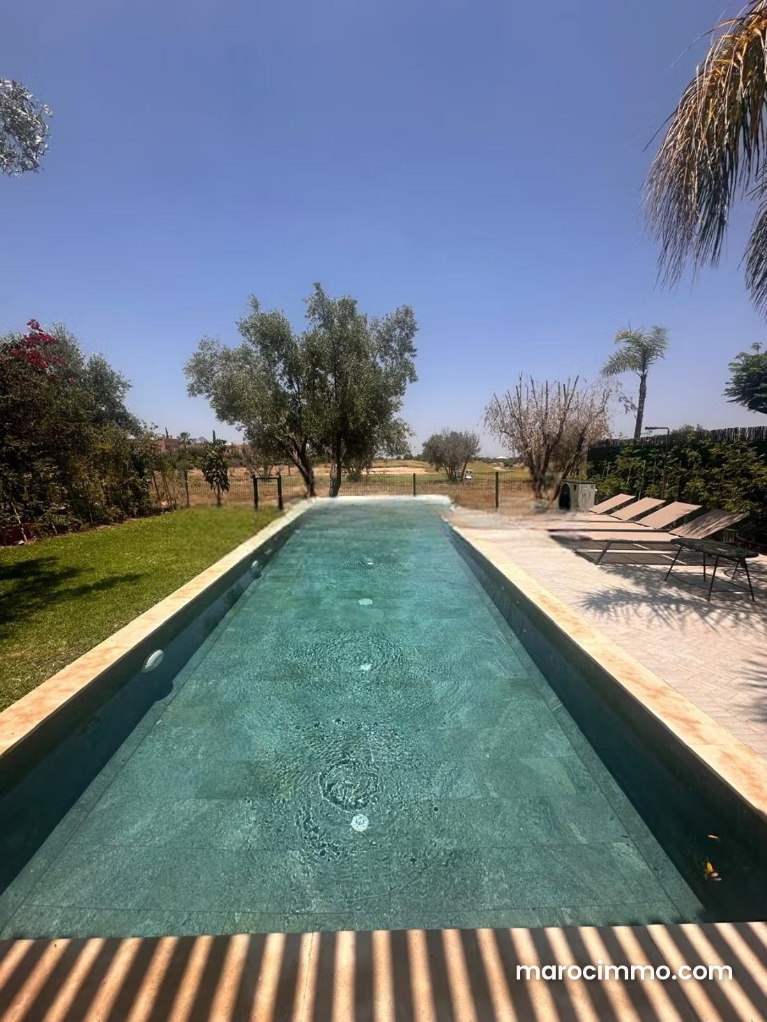 Villa meublée 230 m², piscine et jardin, Route d'Ourika Marrakech — Marrakech