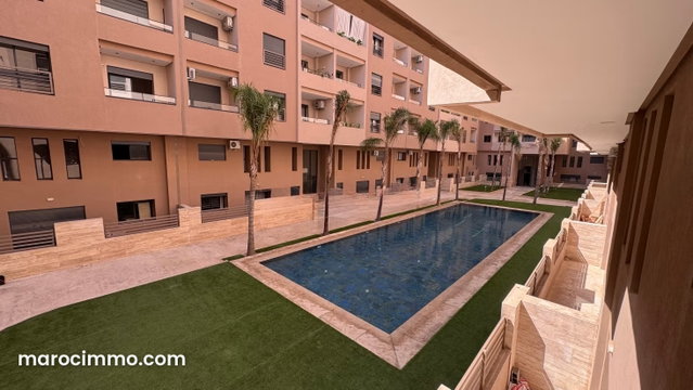 Appartement duplex 3 chambres à l’hivernage résidence avec piscine — 2