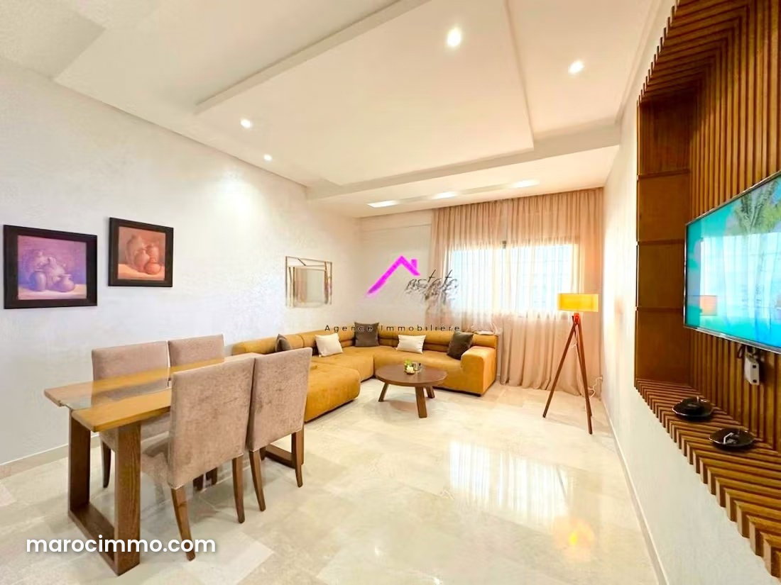 Furnished Apartment for Rent in Iberia, Tangier, with Terrace — Tangier