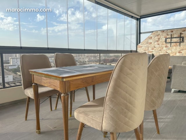 Furnished Apartment on the 10th Floor with Unobstructed View of Casablanca — 4