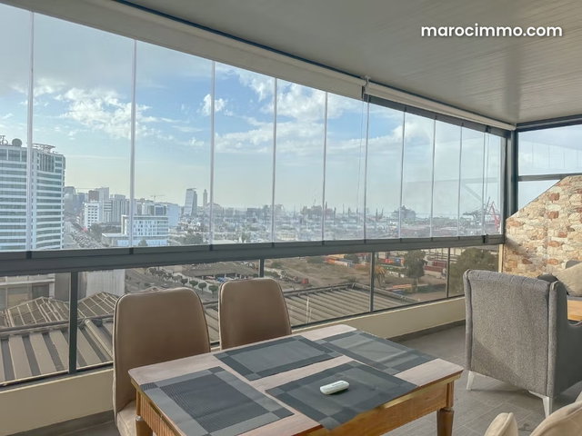 Furnished Apartment on the 10th Floor with Unobstructed View of Casablanca — 2