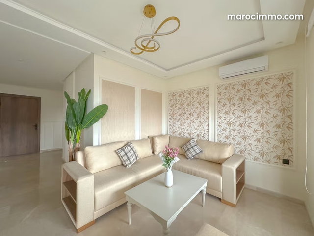 Furnished Apartment on the 10th Floor with Unobstructed View of Casablanca — 3