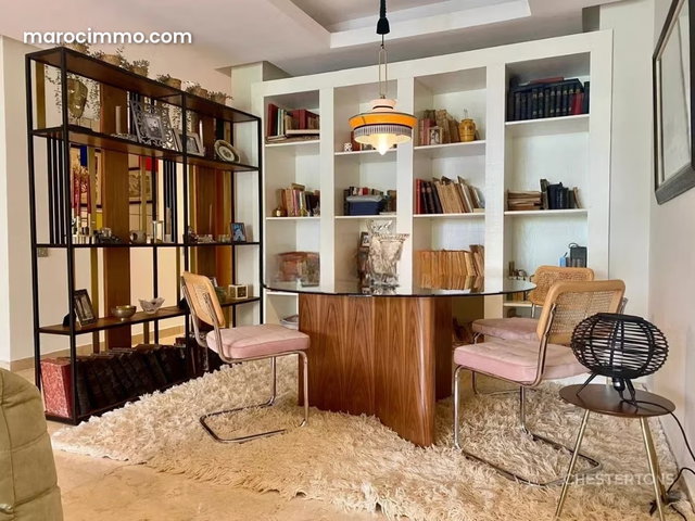 Superbe appartement meublé 3 chambres à louer à l'orangeraie Souissi — 3