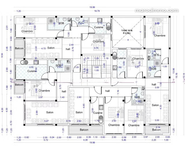 Fantastic Apartment for Sale in Martil. 2 Excellent Bedrooms. Equipped Kitchen — 2