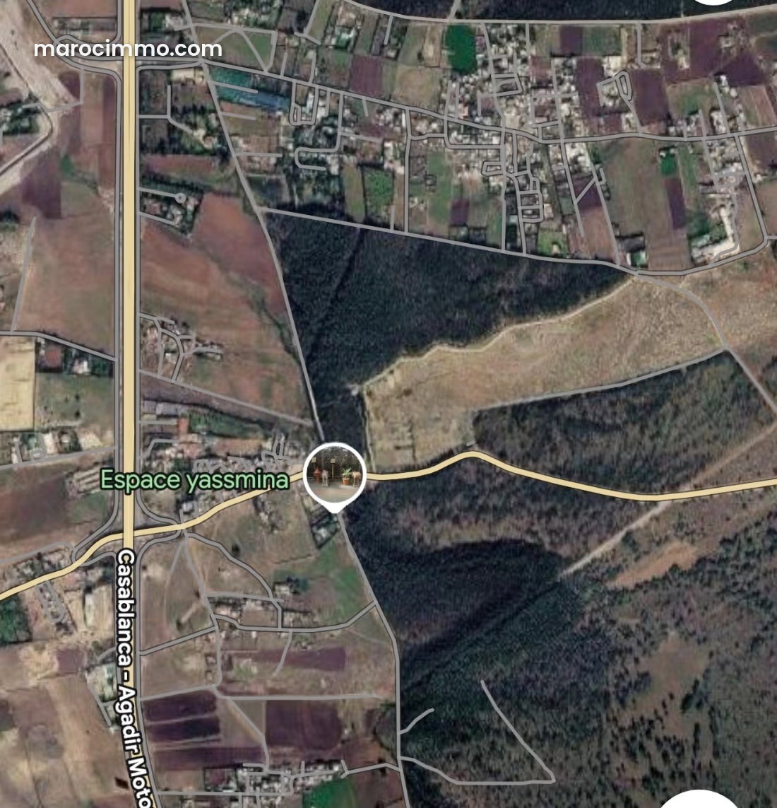 Terrain de 2,6 hectares, Bouskoura centre, idéal promotion — Bouskoura