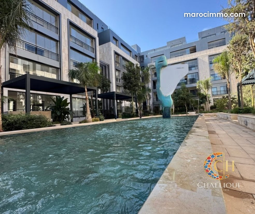 Appartement 190 m², 3 chambres, Souissi, Rabat, location prestige — Rabat