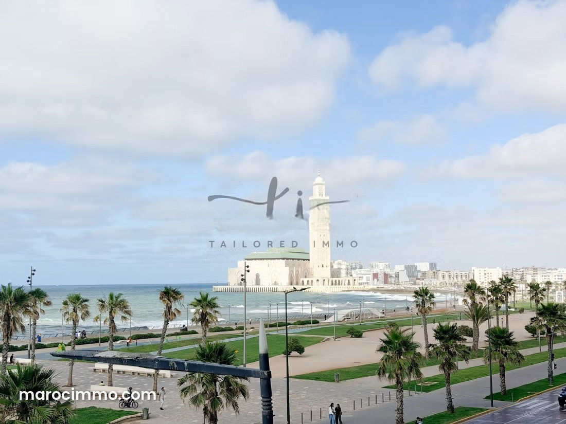 Furnished 157 m² Apartment with Sea Views, Aïn Diab, Casablanca — Casablanca