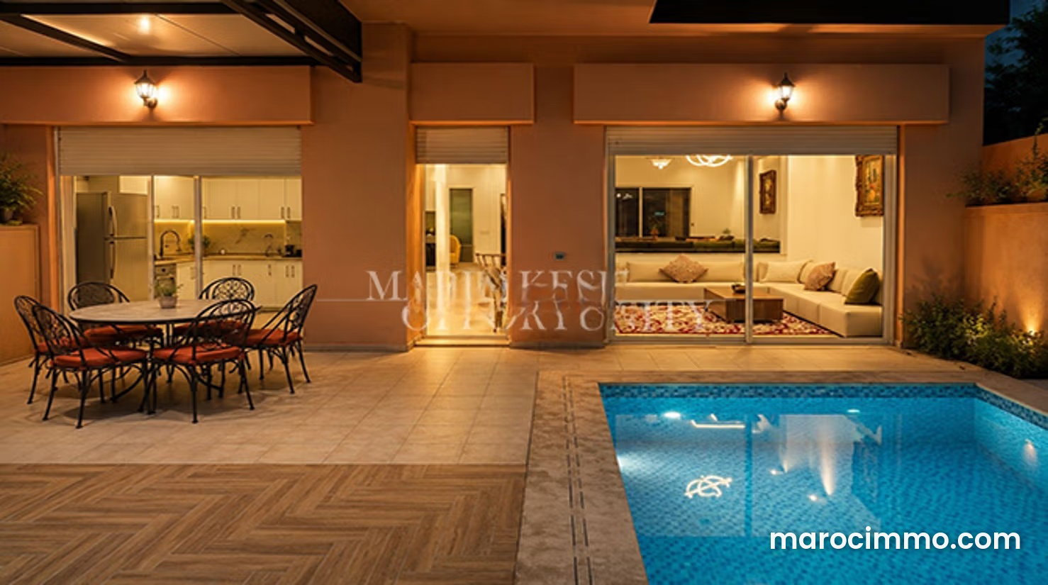 4-Bedroom Villa with Swimming Pool for Sale, Hay Targa, Marrakech — Marrakesh