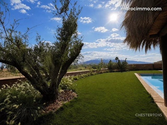 Villa Fairmont Résidences Marrakech Front de Golf vue Atlas — 5