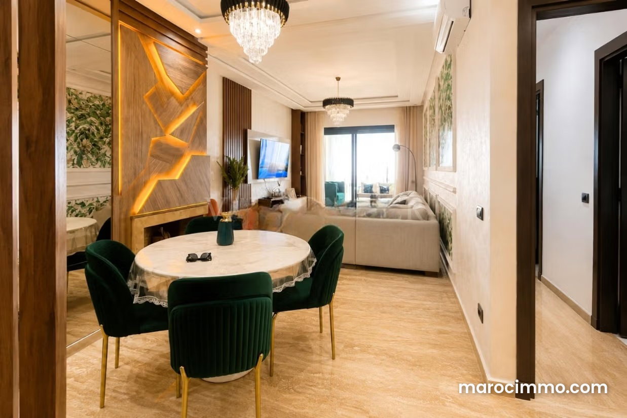 Appartement 3 chambres avec terrasse à Dar Bouazza, résidence sécurisée — Dar Bouazza
