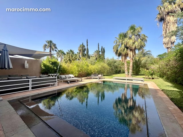 Belle villa meublée avec piscine privée, Marrakech — 4