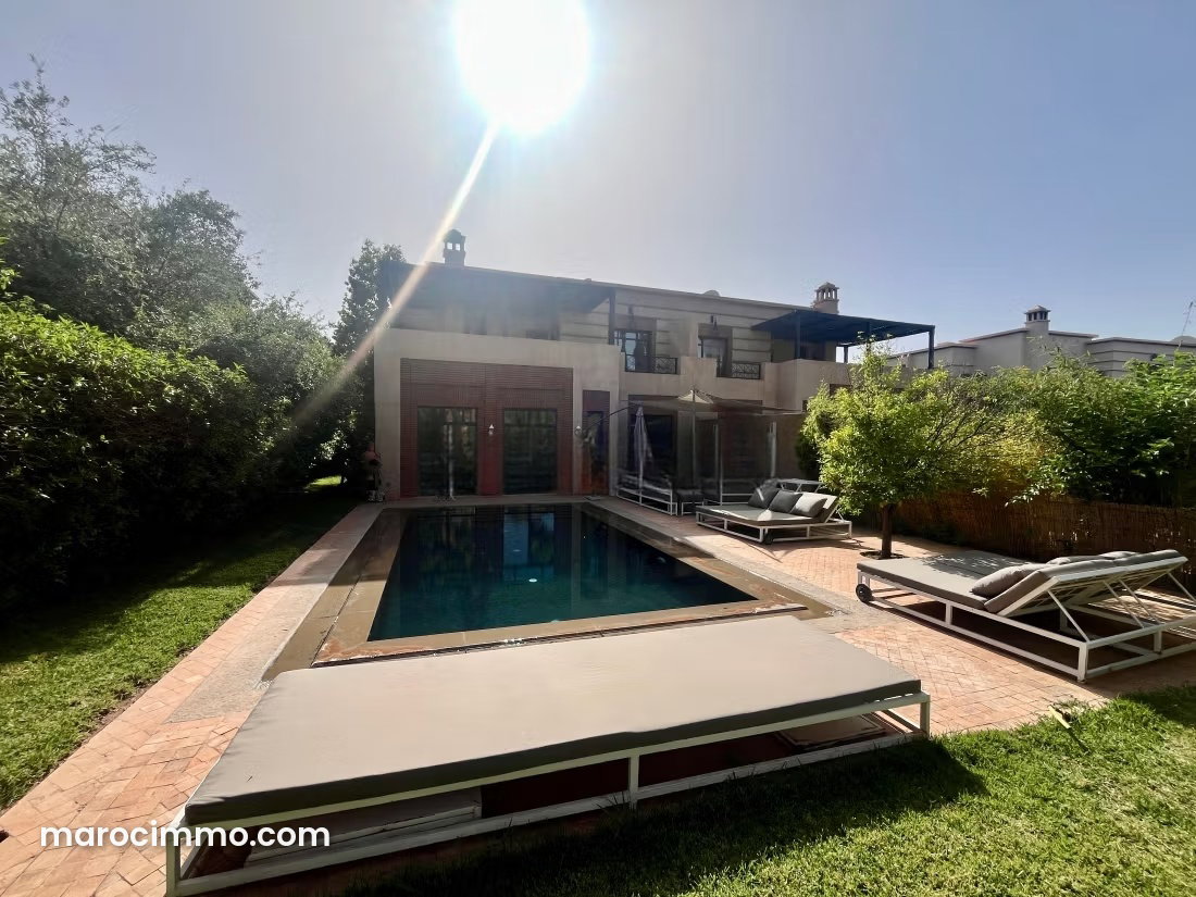 Furnished 3-bedroom villa with swimming pool, Route d'Amezmiz, Marrakech — Marrakesh