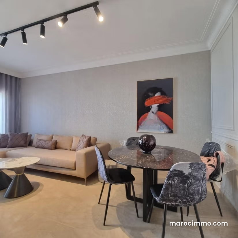 Furnished Apartment with Terrace in Casablanca’s Golden Triangle — Casablanca