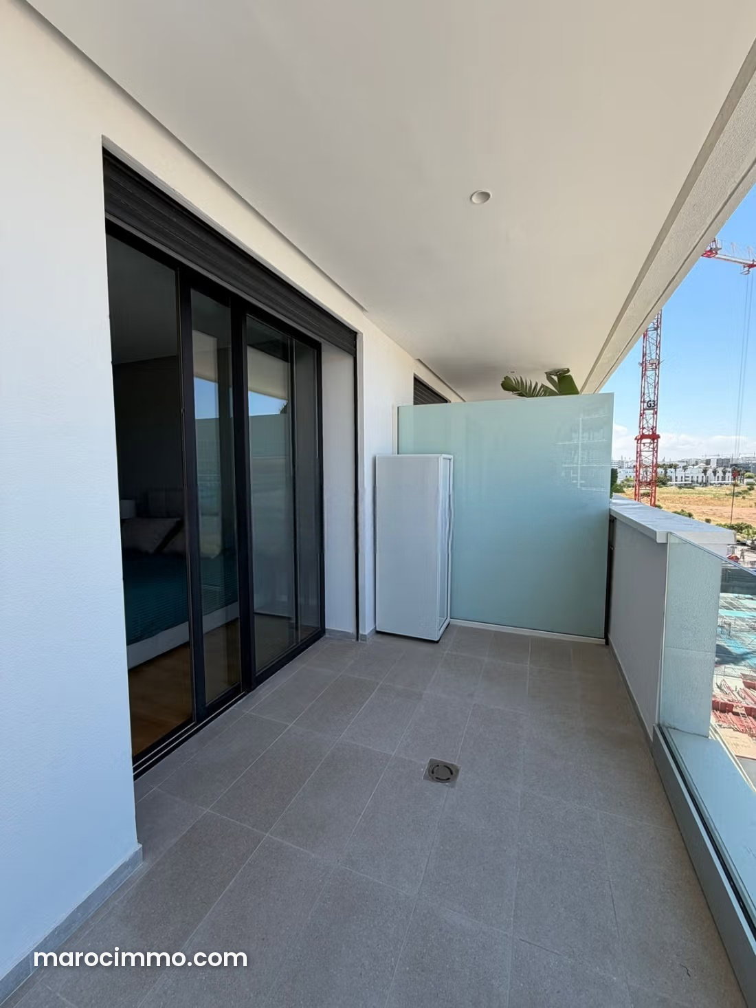 Studio meublé avec terrasse, Casablanca Finance City — Casablanca