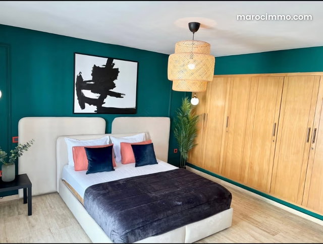 Appartement en location à Agdal. Surface totale 67 m². Meublé — 2
