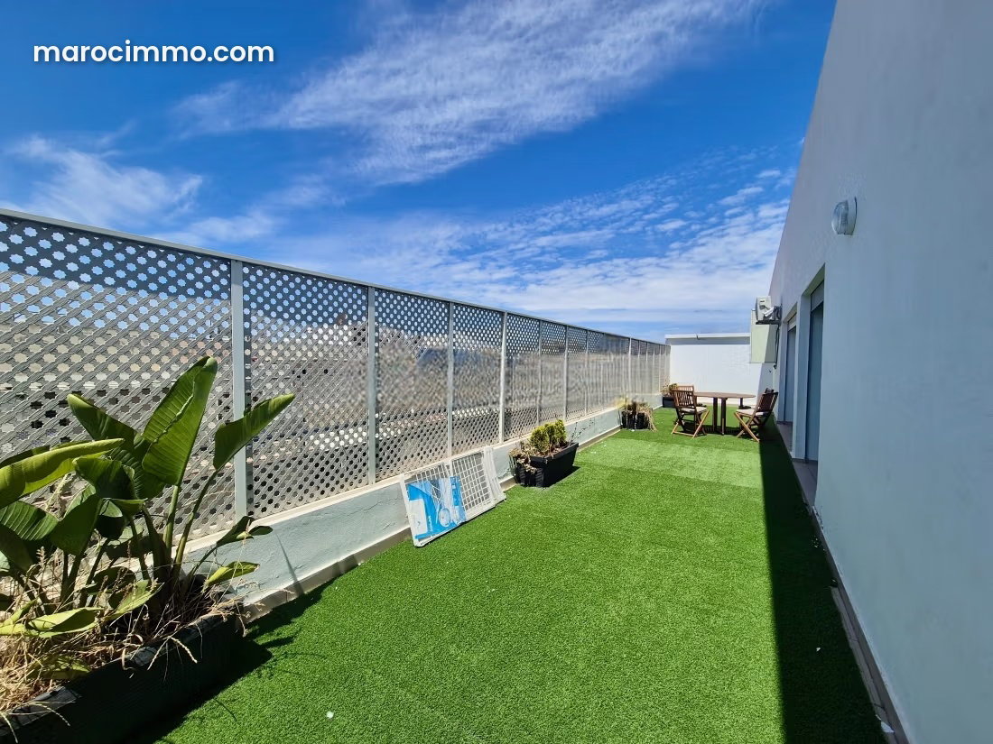 Furnished Apartment with Terrace for Rent in Les Princesses, Casablanca — Casablanca