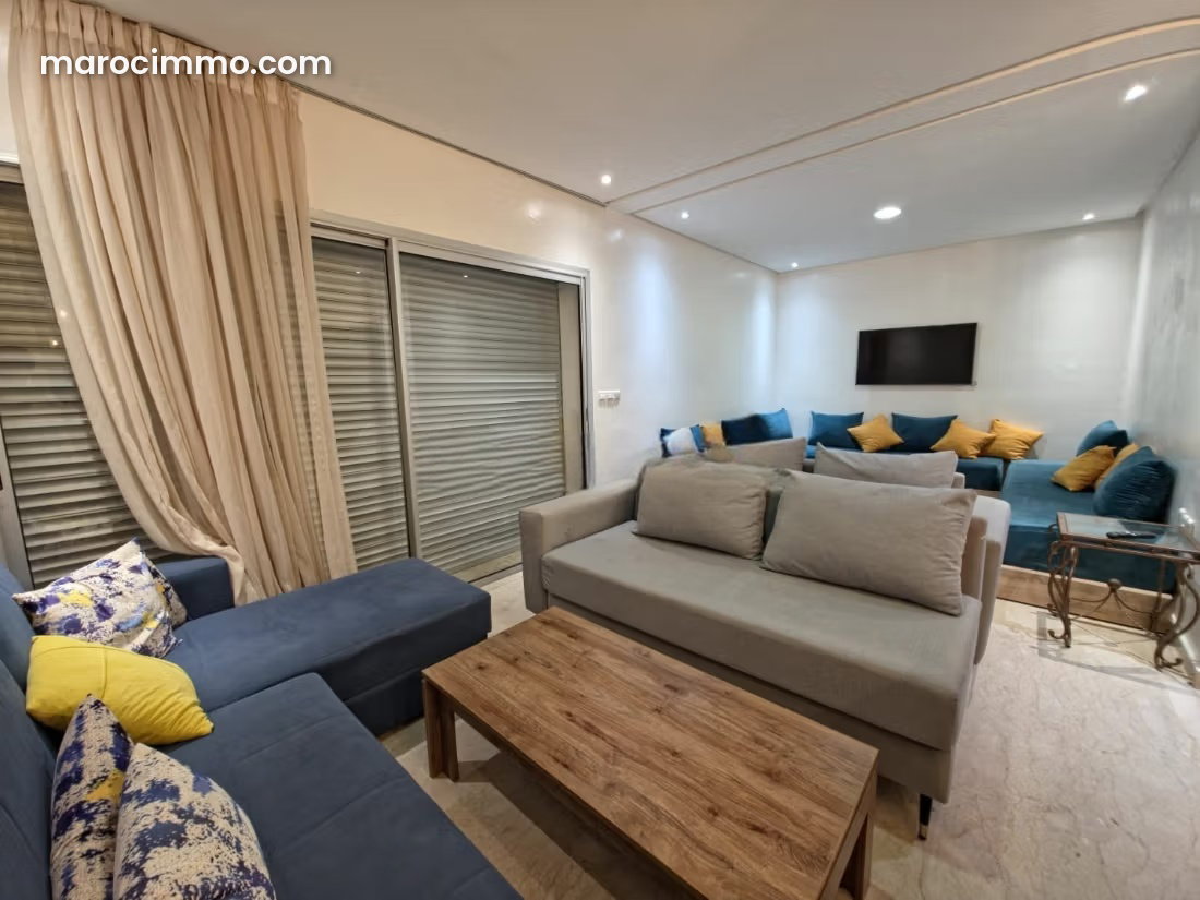 Appartement 58 m² avec terrasse et jardin, Taghazout bord de mer — Taghazout