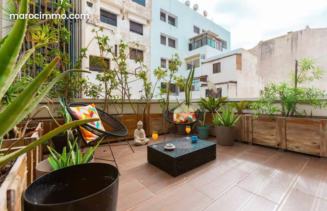201 sqm apartment, 3 bedrooms, Racine, Casablanca — Casablanca