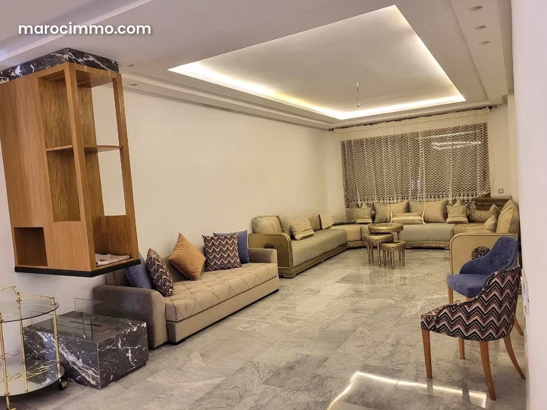 Appartement 3 chambres meublé à louer, Ferme Bretone, Casablanca — Casablanca