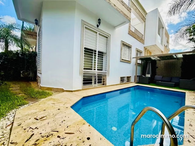 À louer – Villa meublée avec piscine – hay riad, Rabat — 2