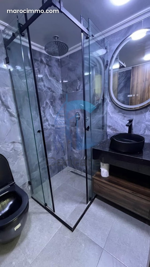 Appartement duplex 3 chambres meublé avec terrasse au rdc à louer victor hugo marrakech — 5