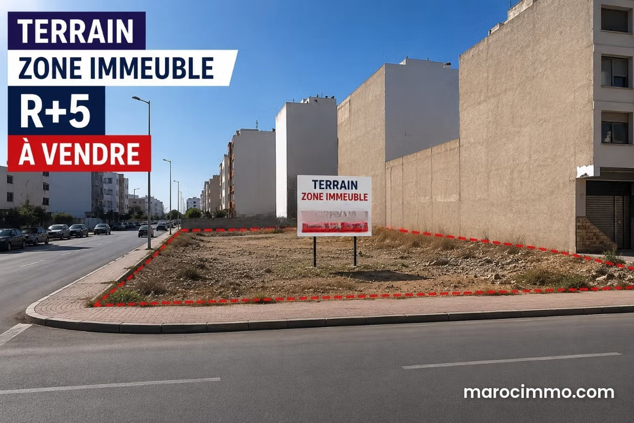 4-hectare plot in Marjane, Tangier, with road frontage — Tangier