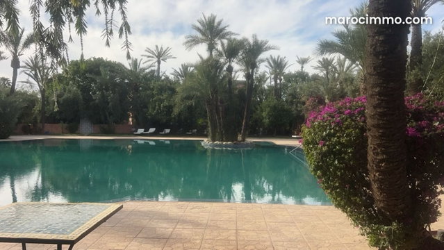 Rez de jardin meublé à la Palmeraie avec piscine — 2