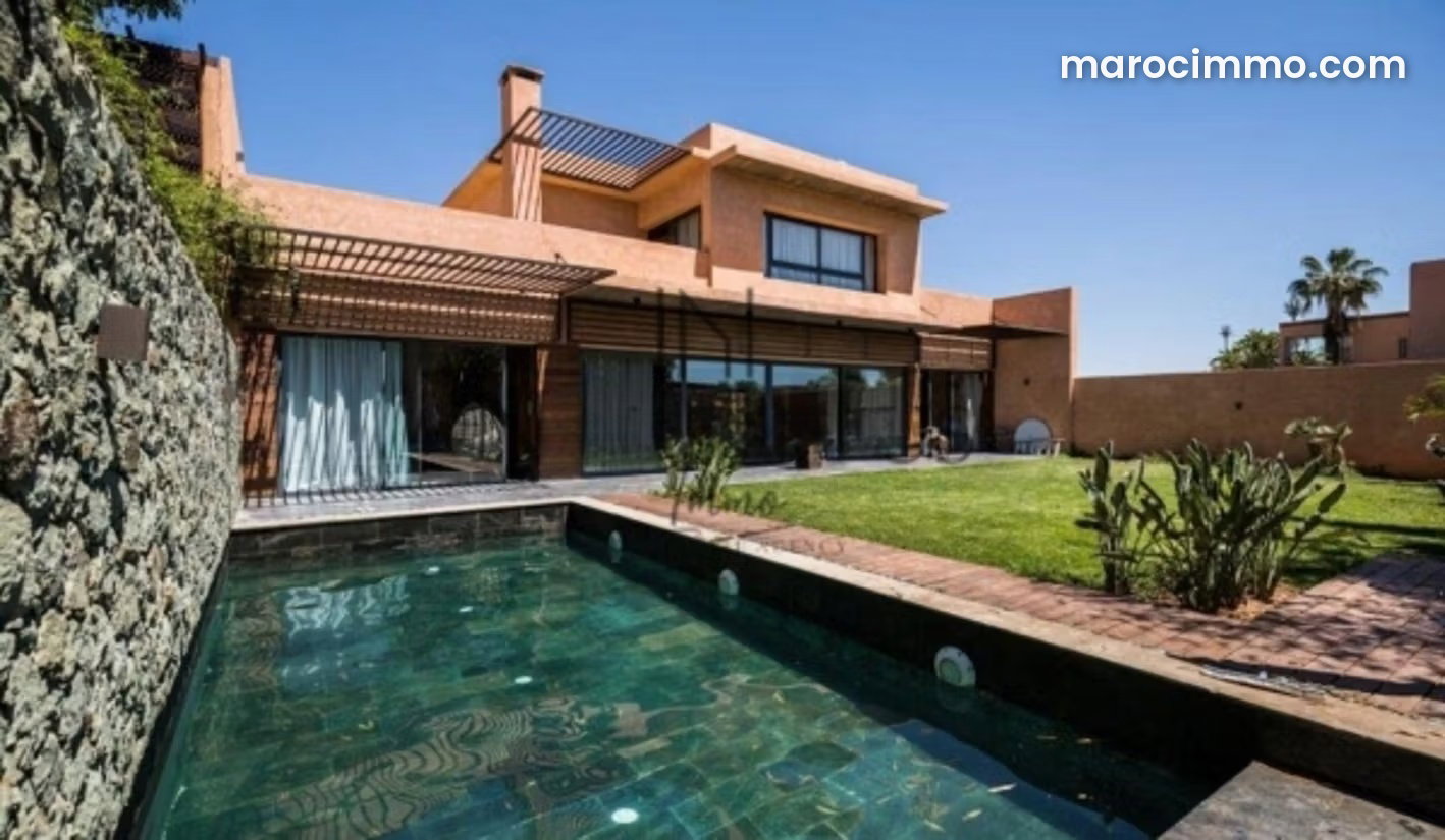 3-Bedroom Villa with Pool for Rent in Amelkis, Marrakech — Marrakesh