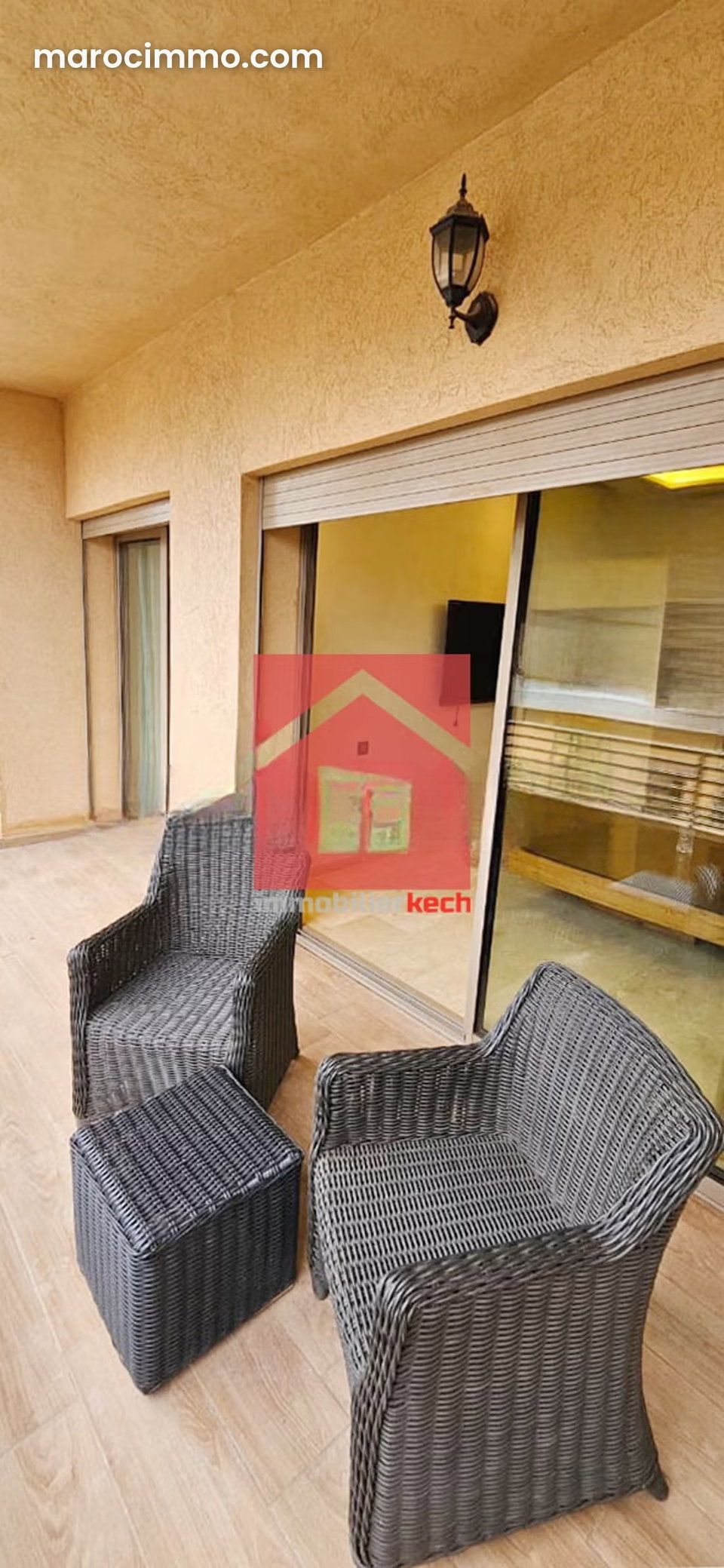 New et Chic Appart Meuble avec Terrasse a Gueliz