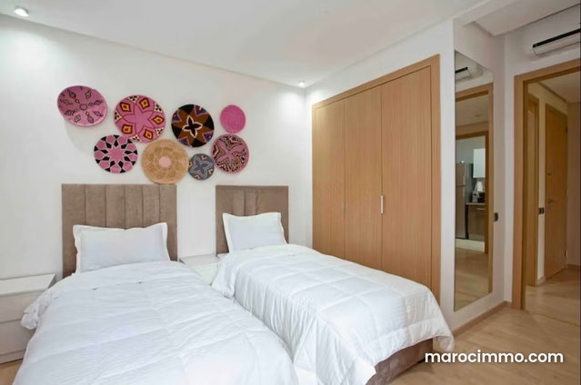 Appartement à vendre à Agdal. Surface totale 77 m². Meublé — 3