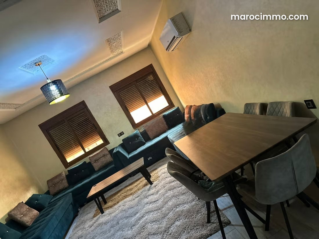 100 m² Furnished Apartment with Terrace in Marrakech, Route de Casablanca — Marrakesh