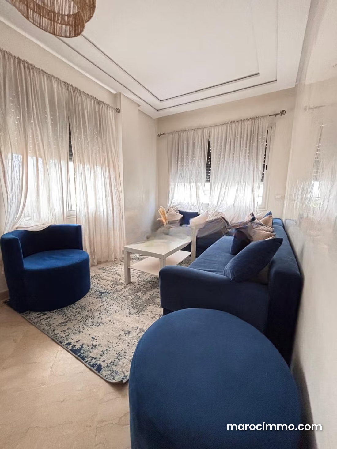 Furnished 84 m² Apartment for Rent in Bourgogne, Casablanca — Casablanca