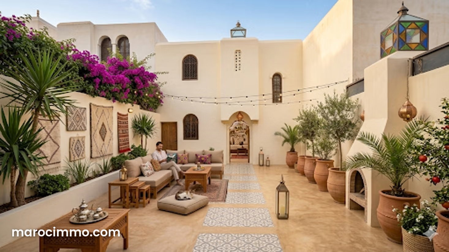 Villa with Pool and Garden to Renovate, Charaf, Agadir — Agadir