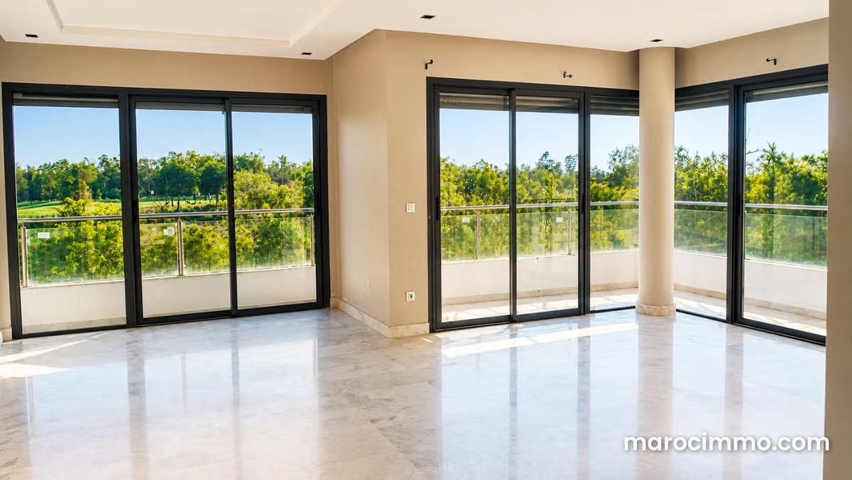 160 sqm Golf and Forest View Apartment, Premium Closed Residence – Bouskoura