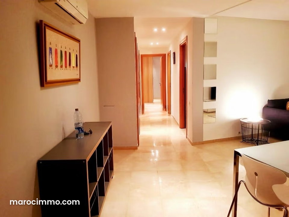 Appartement 2 chambres meublé haut standing grande terasse parking