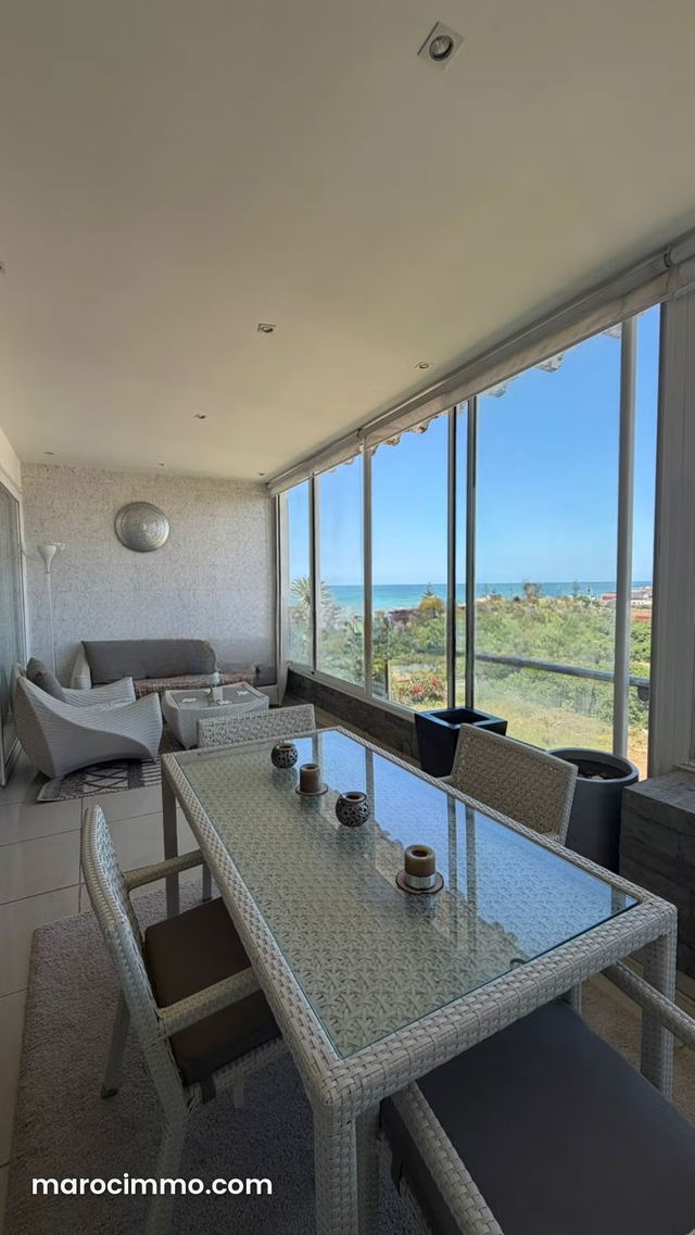 Superbe appartement traversant vue Mer — Dar Bouazza