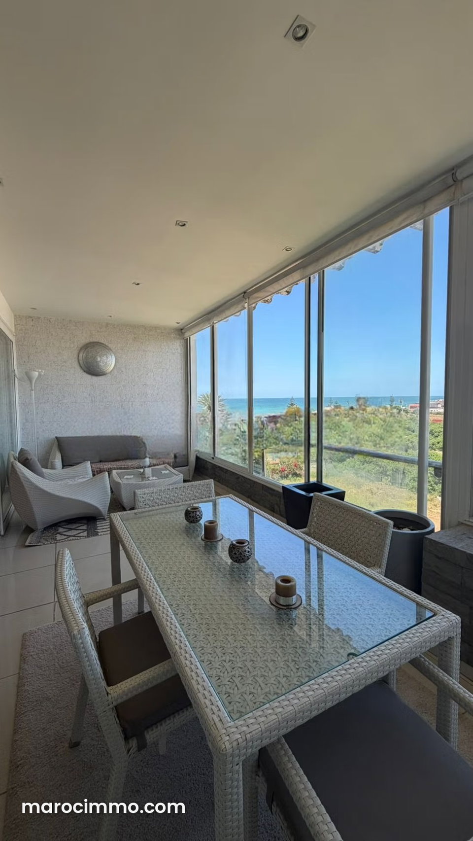 Superbe appartement traversant vue Mer