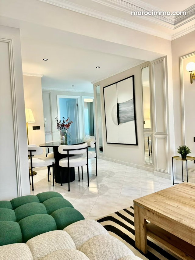 Appartement en location à Agdal. Surface totale 100 m². Ascenseur et terrasse — 3