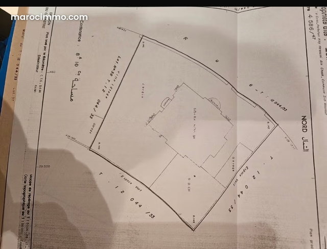 Terrain R4 à la vente à Sidi Maarouf. Surface de 810 m² — 3