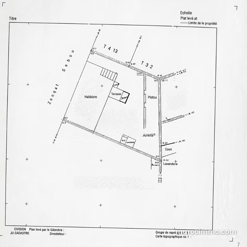 485 m² Plot in Hamria, Meknes, with R+5 Potential — Meknes