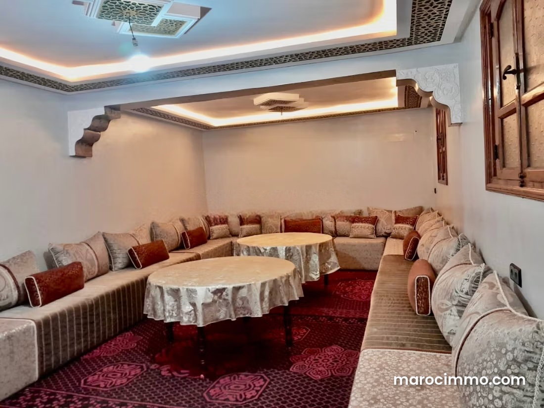 Furnished 3-Bedroom Apartment with Terrace, Aourir — Aourir