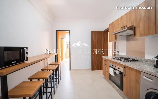 Appartement moderne avec piscine, Guéliz — 4